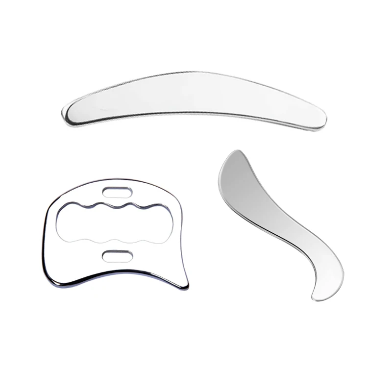 1set Gua Sha Stainless Steel Massage Tools Muscle Scraper Tool, Physiotherapy Tools, Muscle Gua Sha Tools