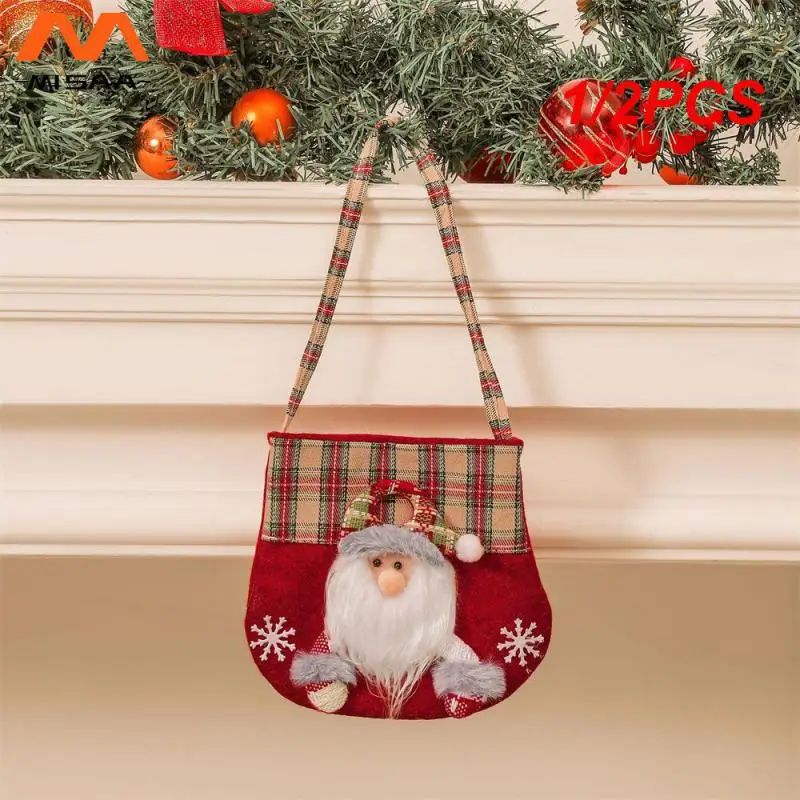 1/2PCS Candy Bag Unique Design Festive Atmosphere Multifunction Trend Fashionable Need Holiday Shopping Bag Household Products