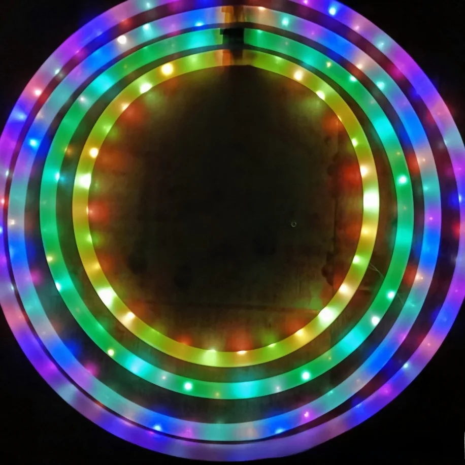 Thickened LED Light-Up  Flashing Single Color Glowing  Fitness Exercise Equipment Step Machine Small Medium ...