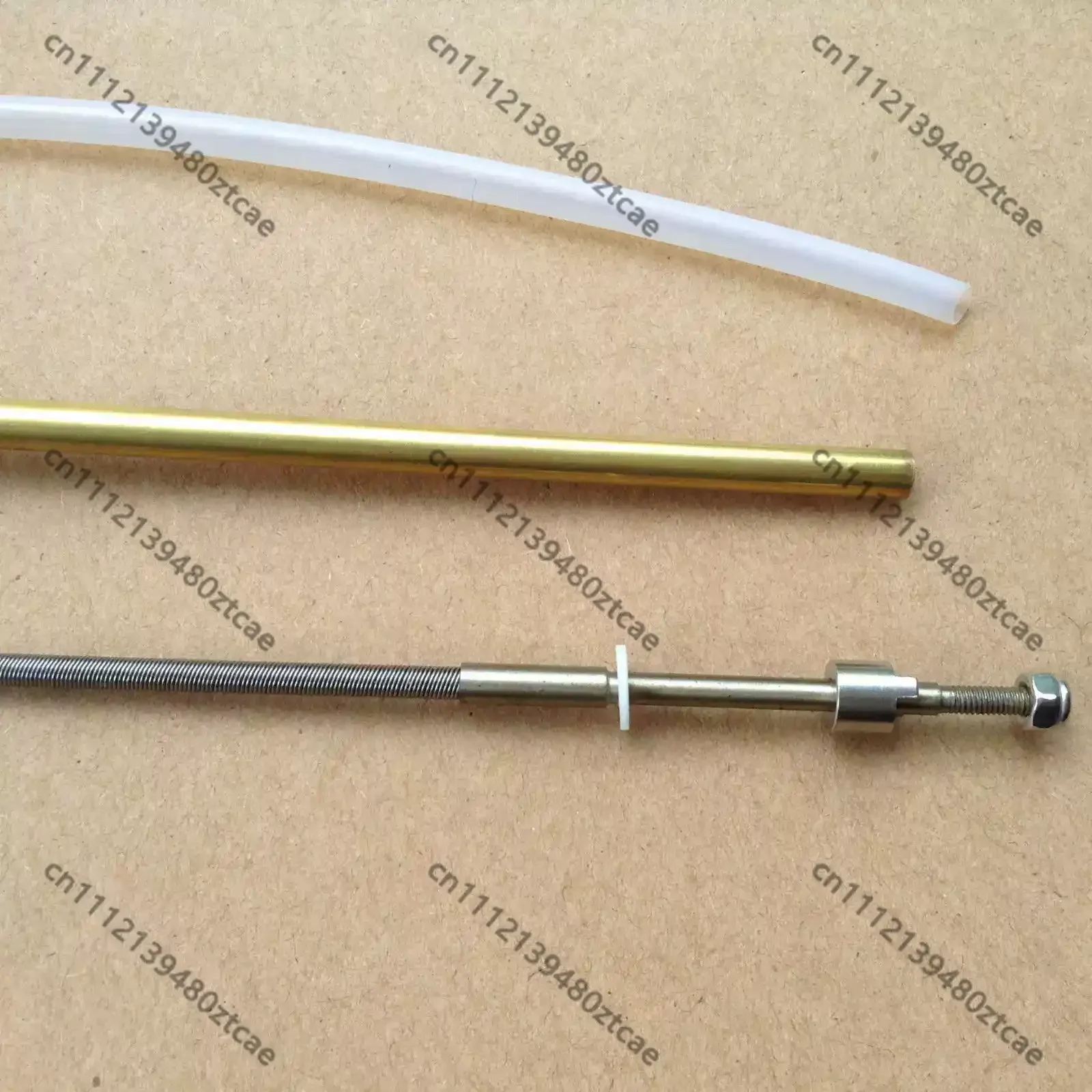 Brushless RC Model Boat Transmission Spare Parts 3.18mm Flexible Shaft Complete 1/8 Inch Drive Shaft System Set