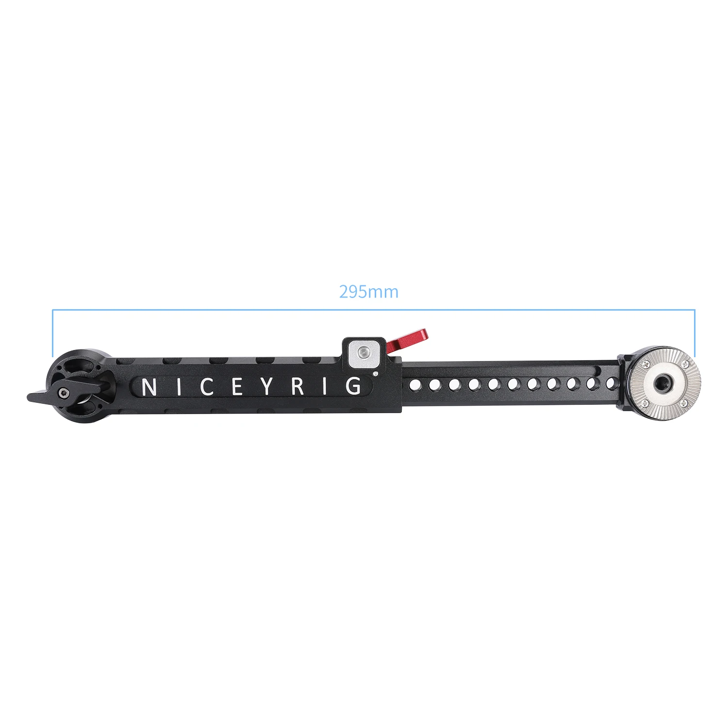 Ramię przedłużające Niceyrig Arri Rosette z regulacją długości (195 mm-295 mm) ze śrubami M6 — zdjęcie produktu 3