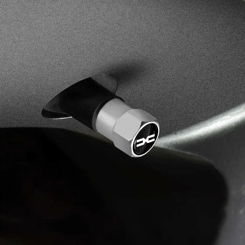 

New 4Pcs Car Wheel Tire Valve Caps Air Stem Covers Accessories For Dacia Duster Logan Sandero Lodgy Dokker Stepway Mcv 2 Solenza