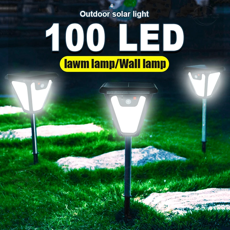 

2IN1 Outdoor Solar Camping Wall Lamps Lawn Lamps Floor Lamp LED Induction Lamps Garden Landscape Lamps Decorative Tungsten Lamp