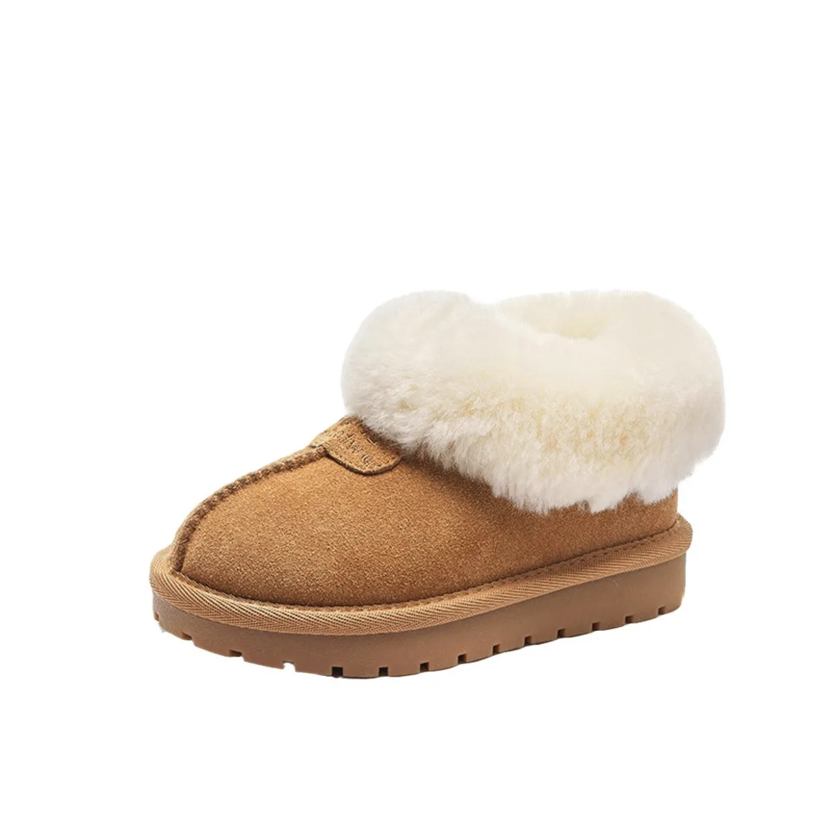 Criança bota de neve novas mulheres bota de inverno com veludo engrossar menina shos anti deslizamento botas curtas moda tornozelo botas à prova dwaterproof água menino sapatos