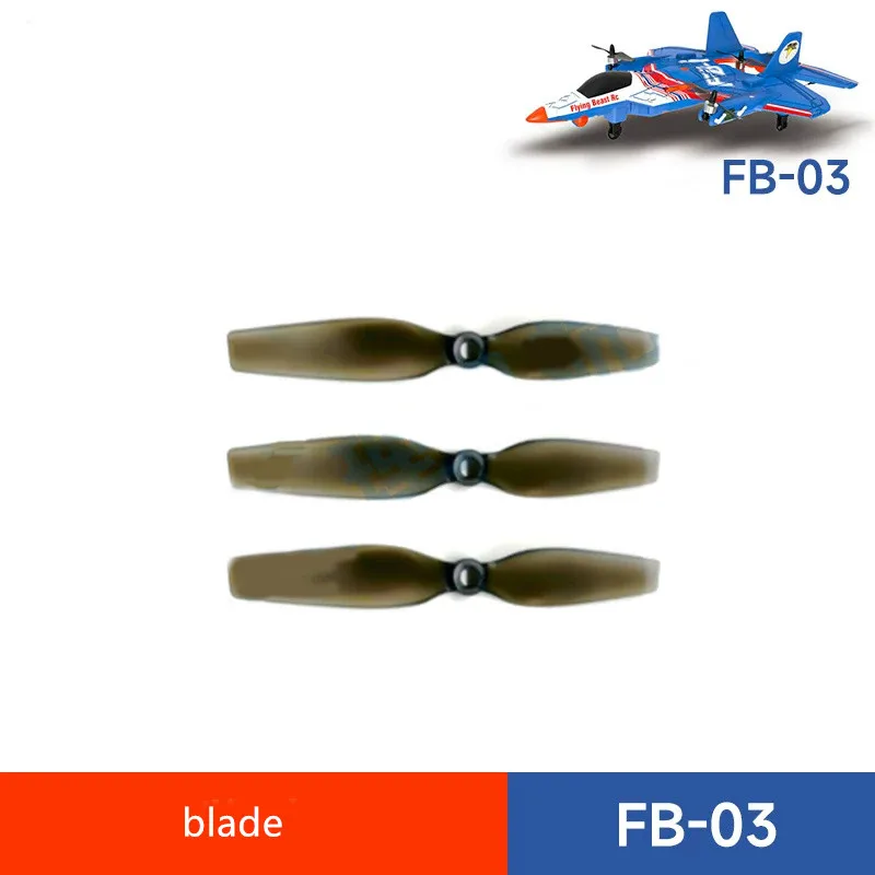 FB03 FB-03 RC Drone Plane Spare Parts Blade clamp Motor Servo pull rod Tail wing Caster Receiver WiFi board
