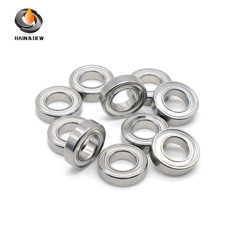 10Pcs S6800ZZ ABEC-7 10x19x5 MM Stainless Steel Thin Section Deep Groove S6800 Ball Bearing S6800ZZ