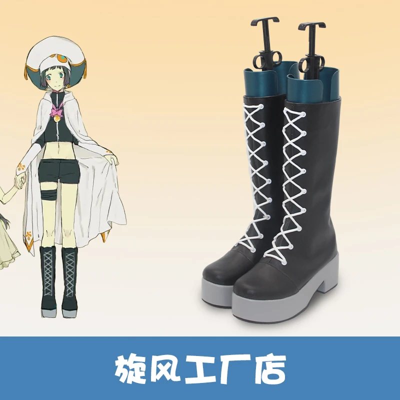 Anime Reborn Uni Cosplay Shoes Boots Women Men For Halloween Party Carnival HITMAN Uni Shoes Roleplay Costume Prop Shoes