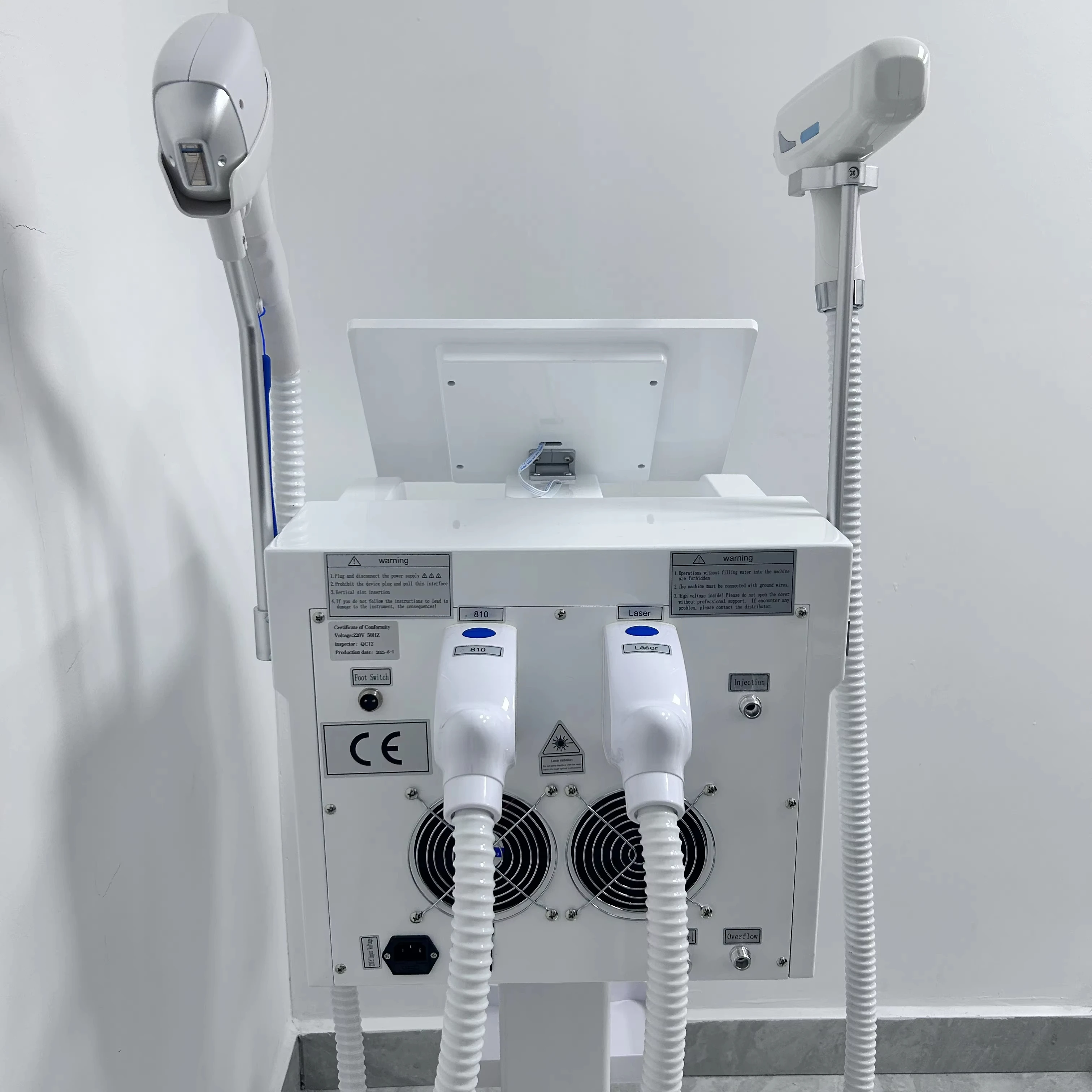 Máquina de remoção de pelos a laser 2 em 1, 755, 1064, 808, 940nm, diodo, 4 comprimentos de onda, 4000w, gelo fresco, cabelo, laser, remoção de pelos para mulheres