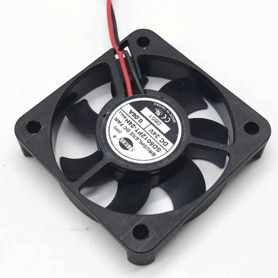 

SINWAN SD5012PT-24H DC 24 V0.06A 50x50x12mm 2-Wire Server Cooling Fan