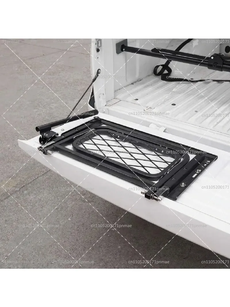 Heavy Duty Pickup Truck Tailgate Ladder for Easy Bed Access, Foldable Trunk Step Ladder