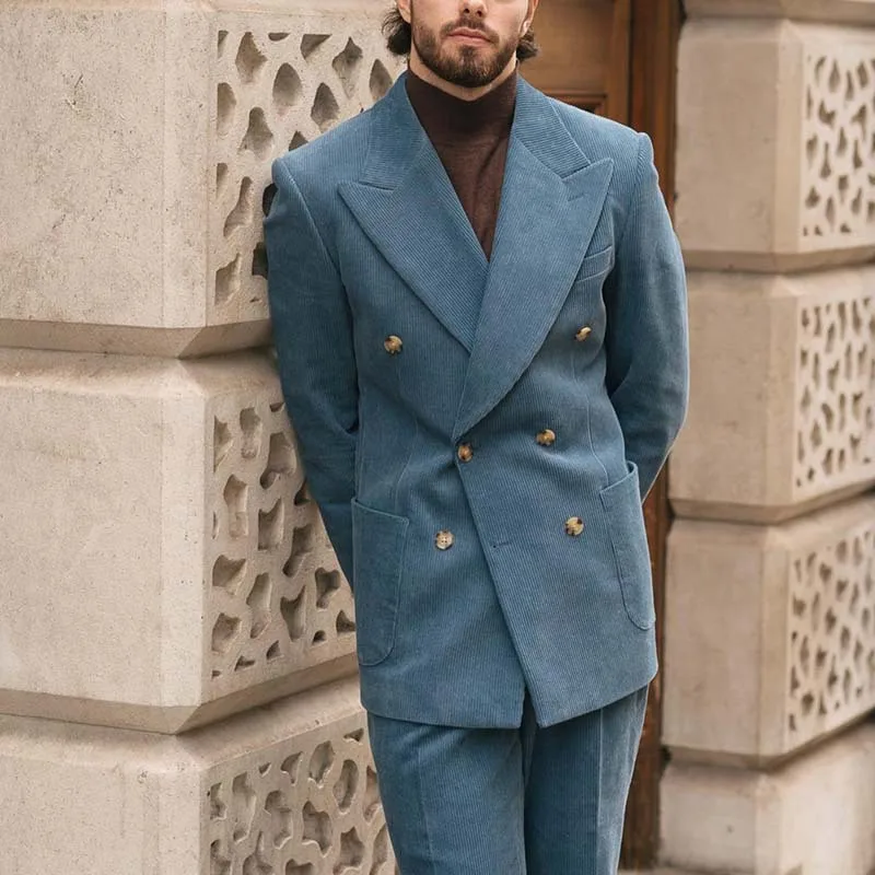 Veste de costume rétro pour homme, manteau de style occidental, veste trempée classique, court jazz, design d'intérêt spécial britannique