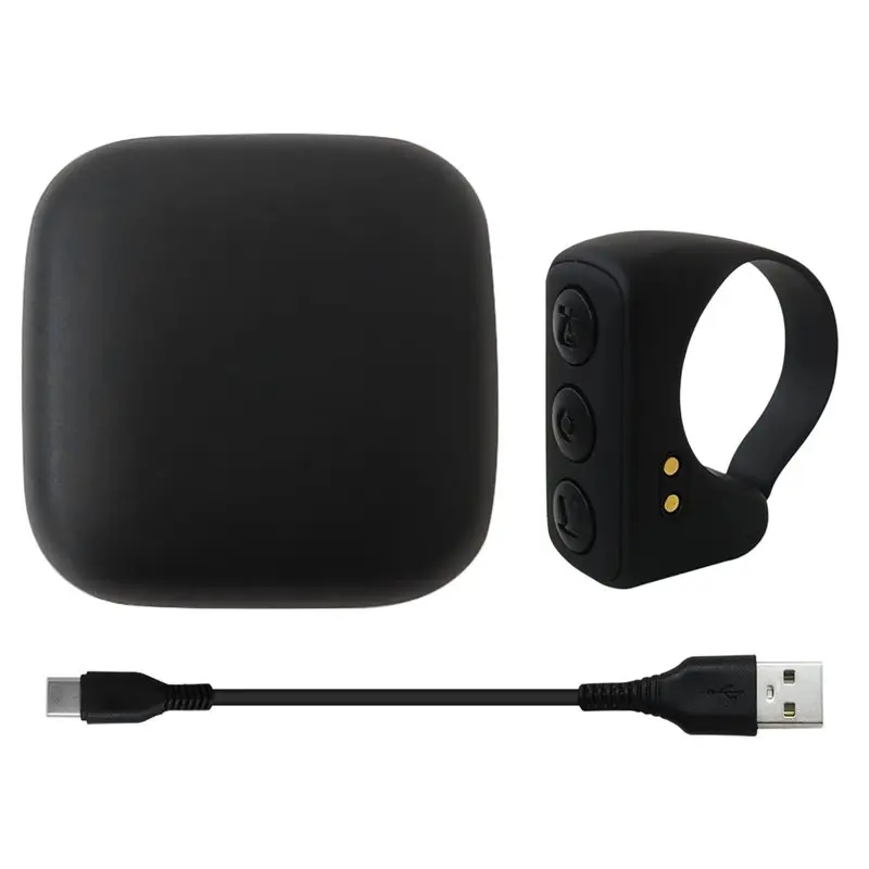 

B03B-Ergonomic Design Fit For Tiktok Scrolling Ring,Page Turner, Bluetooth Remote Control For Ipad Android
