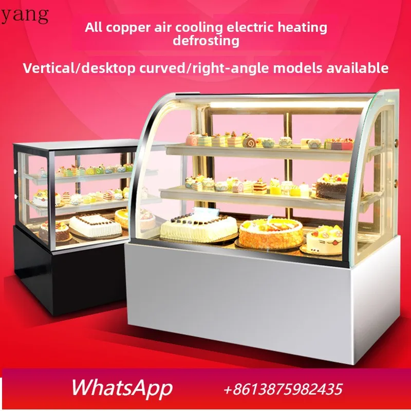 

YJQ cake mousse refrigerated display cabinet commercial sushi west point vertical desktop fresh-keeping cabinet