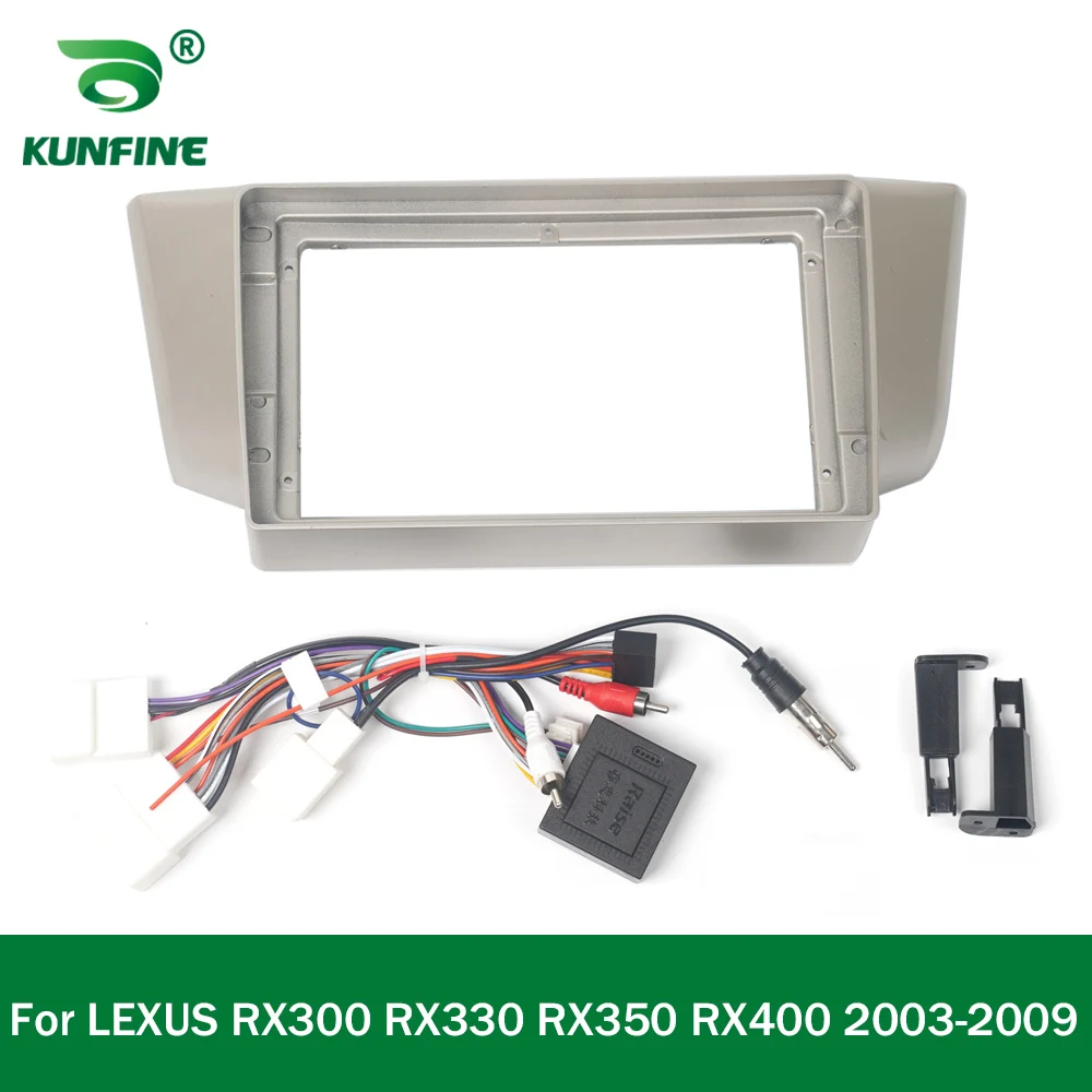 

Автомобильный GPS-навигатор, стерео для LEXUS RX300, RX350, RX400, 2003-09, радио, облицовка, рамка, подходит для 2Din, 9-дюймовый экран приборной панели