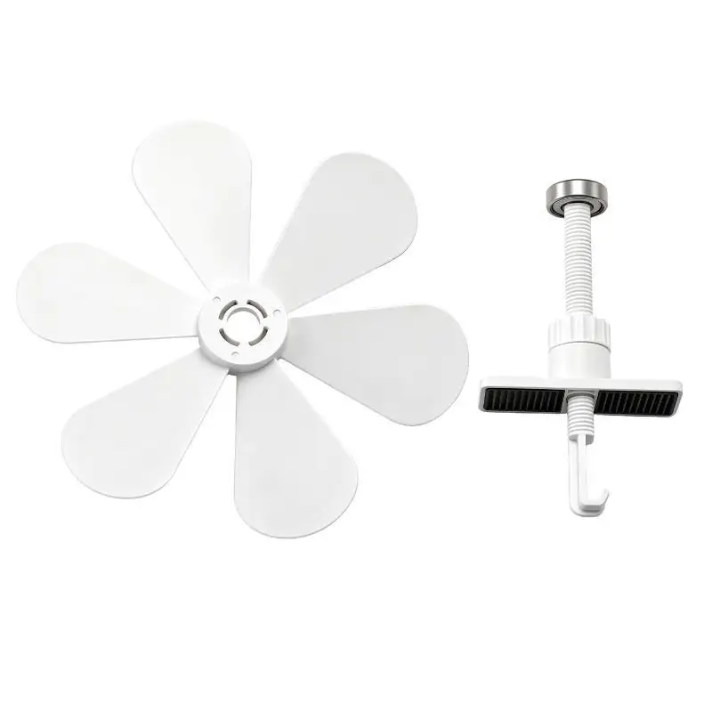 1Pcs No Power Silent 6 Leaves Ceiling Fan Air Conditioner Wind Guide Accessories Anti-Condensation For Camping Dormitory Tent