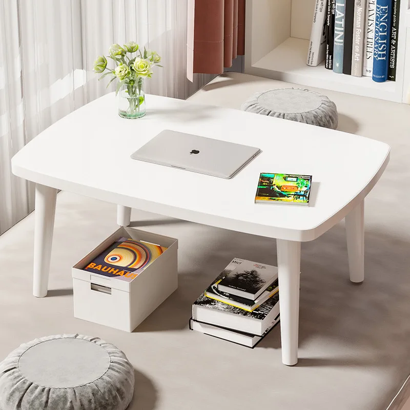 AOLIVIYA Sofa Floor Coffee Tea Table Portable Bed Folding Table Carpet Bay Window Tatami Low Internet Celebrity Desk