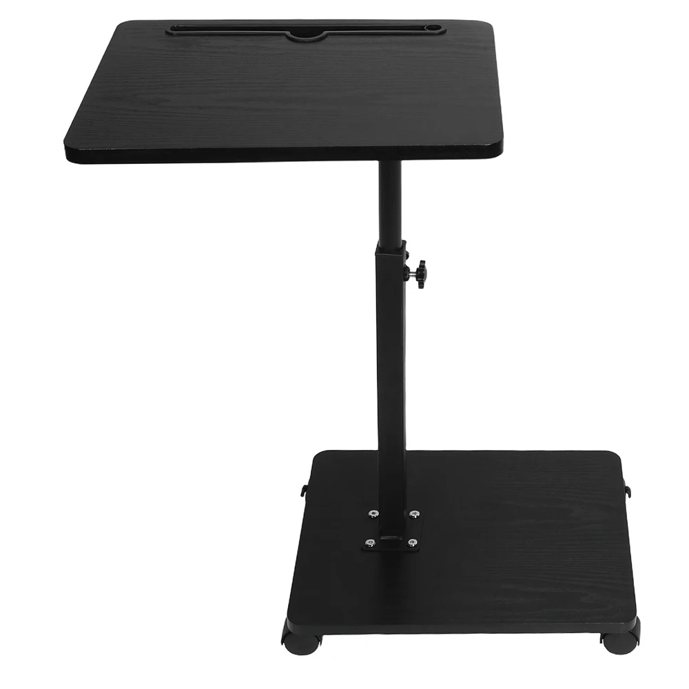 Scrivania per laptop regolabile 360 °   Vassoio girevole per divano, tavolo per ufficio domestico, carrello con rotelle, comodino, letto medico per la casa, vassoio per alimenti