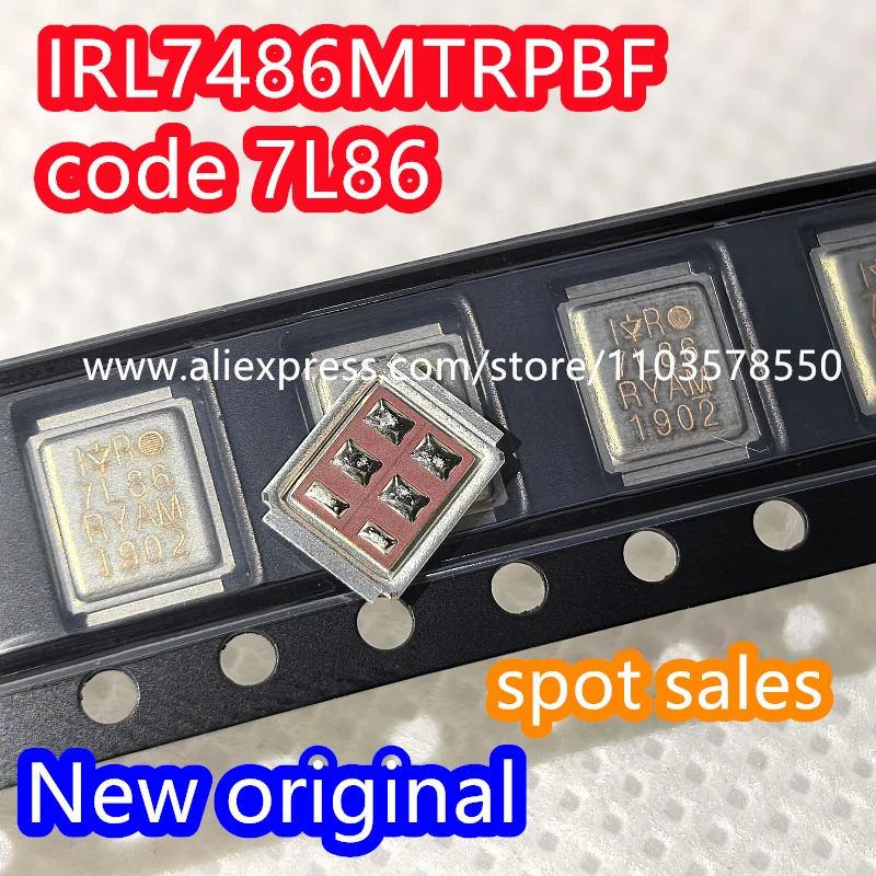 (10PCS) New original IRL7486MTRPBF IRL7486 code 7L86 IRL7486MPBF IRL7486M IR7486 IR7L86 SMD N-channel MOS transistor 40V209A