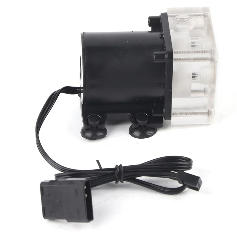 

Durable-500L/H Noiseless Water Cooling Pump G1/4 Thread For PC Computer CPU 4 Meters Lift For Computer System,500L/H Noiseless W