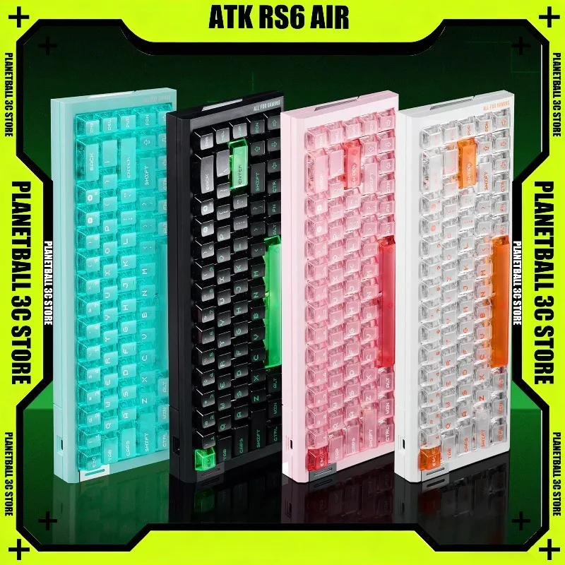 ATK RS6 Air Magnetic Switch Gaming Keyboard 8000Hz Polling Rate Rapid Trigger Wired Mechanical Keyboard for Valorant CS2 Esports