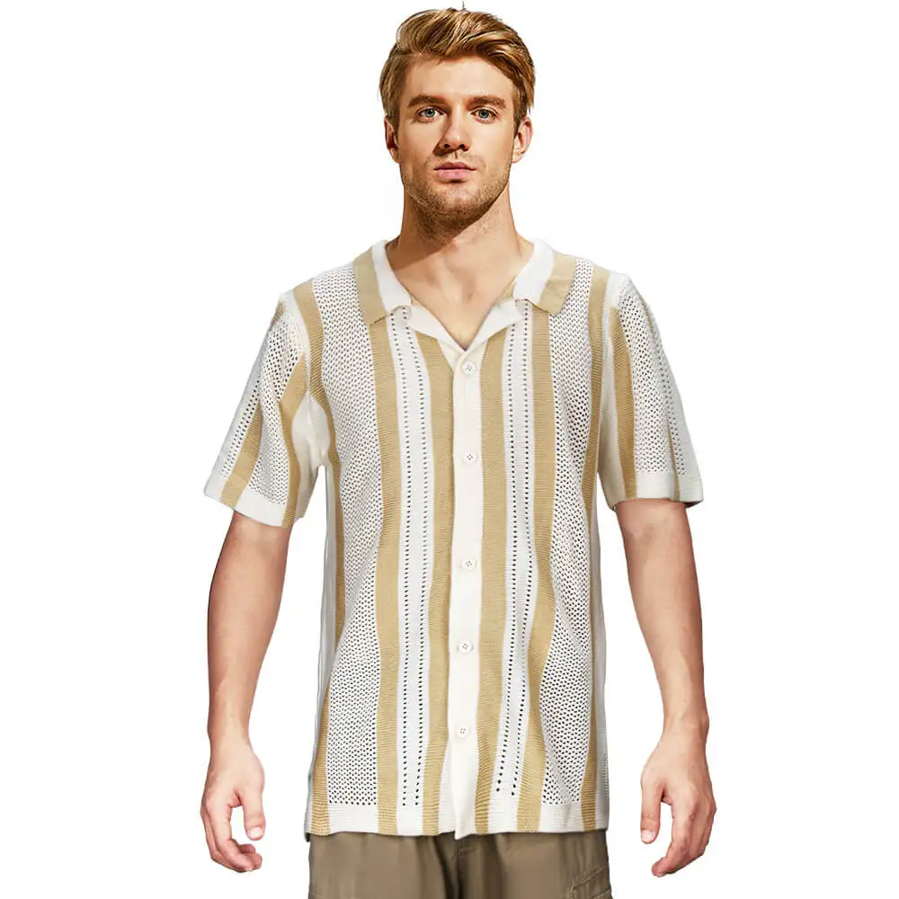 

Jeremiah Fisher Stripe T-Shirt TV Cosplay Costume Summer Pretty Shorts for Men Party Outfits