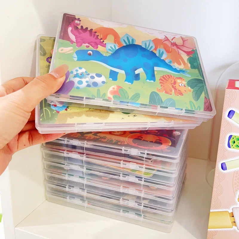 Jeu intellectuel en bois à pensée logique, Puzzle, véhicule Animal, dessin animé, jouets éducatifs précoces pour enfants, cadeaux, nouvelle collection