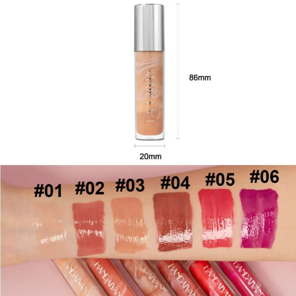 Glitter langlebiges Wasser glänzend Lip gloss Wasser Licht kein verblassen Spiegel Lip gloss glänzende Lippen Make-up flüssigen Lippenstift Frauen