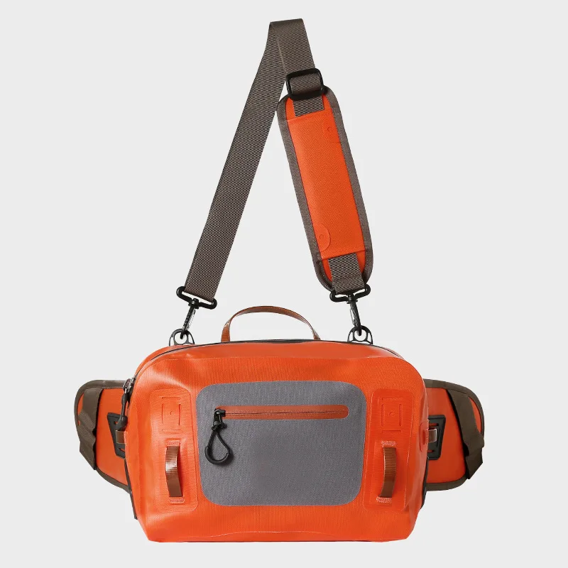 Impermeável flutuante cintura seca pesca equipamento saco, 900D, TPU, hip pack para caiaque ao ar livre, rafting, passeios de barco, natação, mergulho, caça