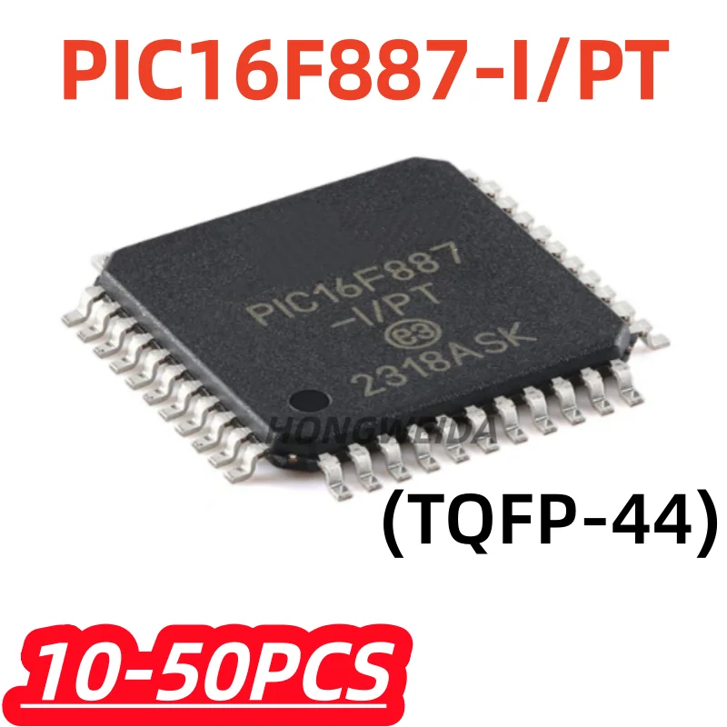 10-50Pcs/lot 100% New PIC16F887-I/PT PIC16F887 TQFP-44 Original Chipset