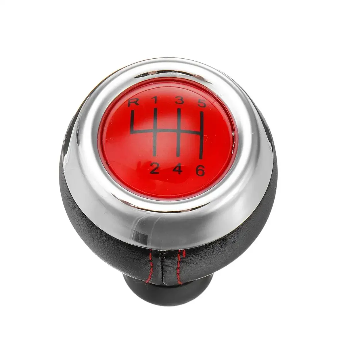 Stick Manual Gear Shifter Car Gear Shift Knob 5/6 Speed Red PU Leather Cover For BMW FOR MINI COOPER R56 R57 R58 R59 R60 R61