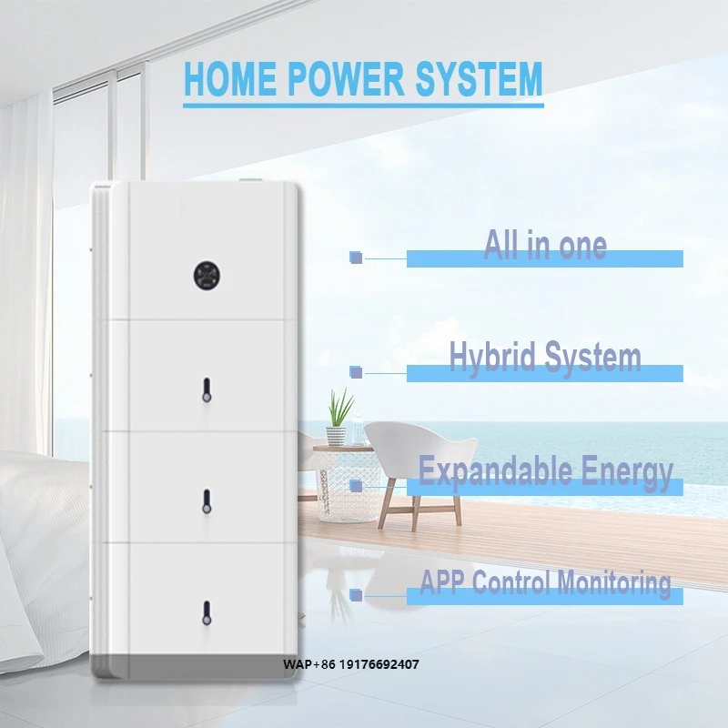 On-Grid Hybrid 5KW 6KW Energy Storage Complete Solar Photovoltaic System 15KWH Lithium Battery 200ah Capacity IP65 Home Use