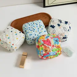 Multipurpose Mini Storage Bag Sanitary Storage Pouch Napkins Bag Travel Portable Cosmetic Bag Coin Purse Makeup Organizer Bag
