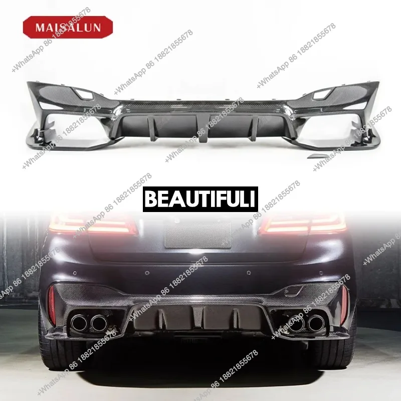 

ZAIQU Jiuzhou Auto Carbon Fiber 3D Style Rear Diffuser for M5 F90