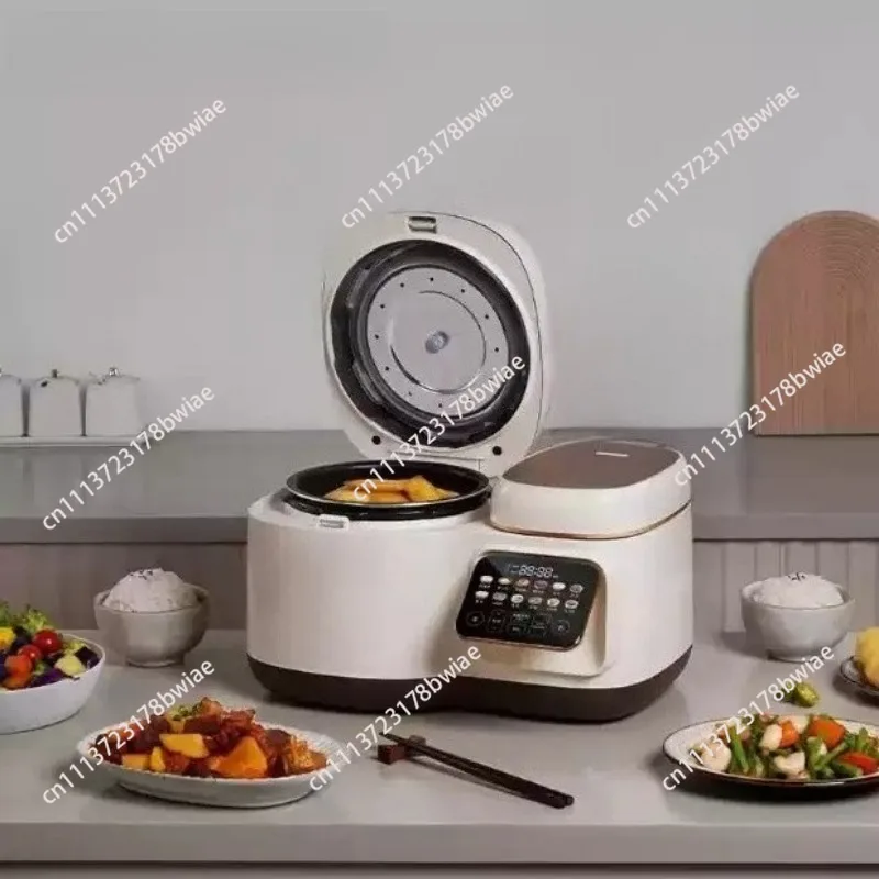 New double-bile rice cooker household multi-function intelligent reservation touch electric pressure cooker steaming stew
