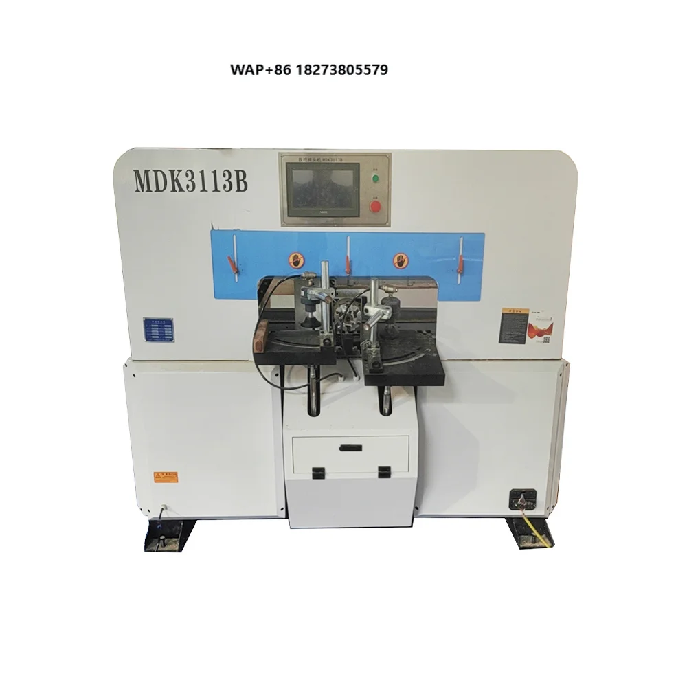 Wisdom CNC Double End Woodworking Mortise and Tenon Machine with Motor 5.5kW Power for Automatic Wood Processing