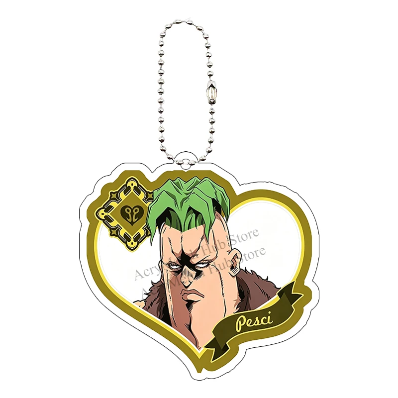 Doppio Giorno Risotto JOJO Anime Cartoon Acryl Trendiger Anhänger Rucksack-Dekoration Schmuck Doujin Schlüsselanhänger Geschenk – Detail 14