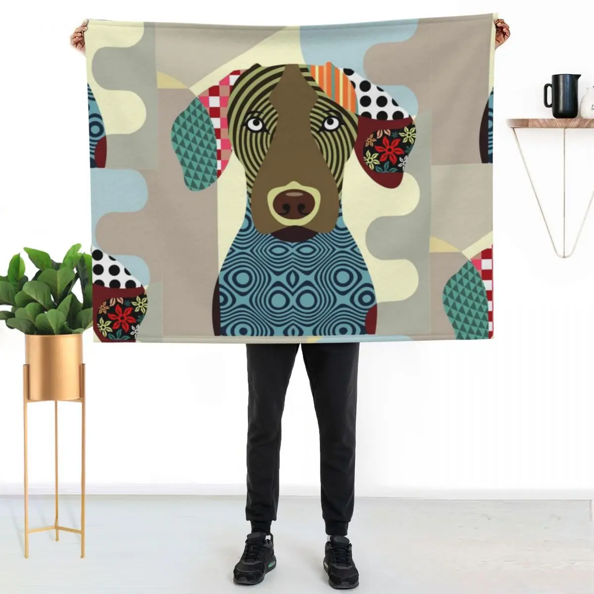 

Vizsla Throw Blanket Spring Fall Cozy Throw Blanket for Couch