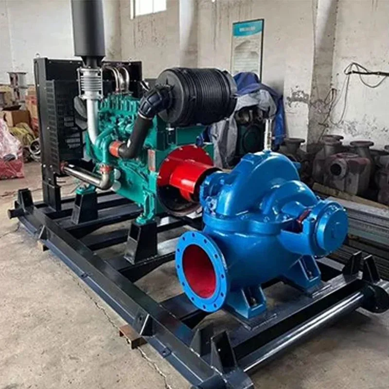 Bomba Centrífuga Horizontal de Estágio Único com Dupla Sucção e Carcaça Bipartida de 5 Polegadas e 30HP