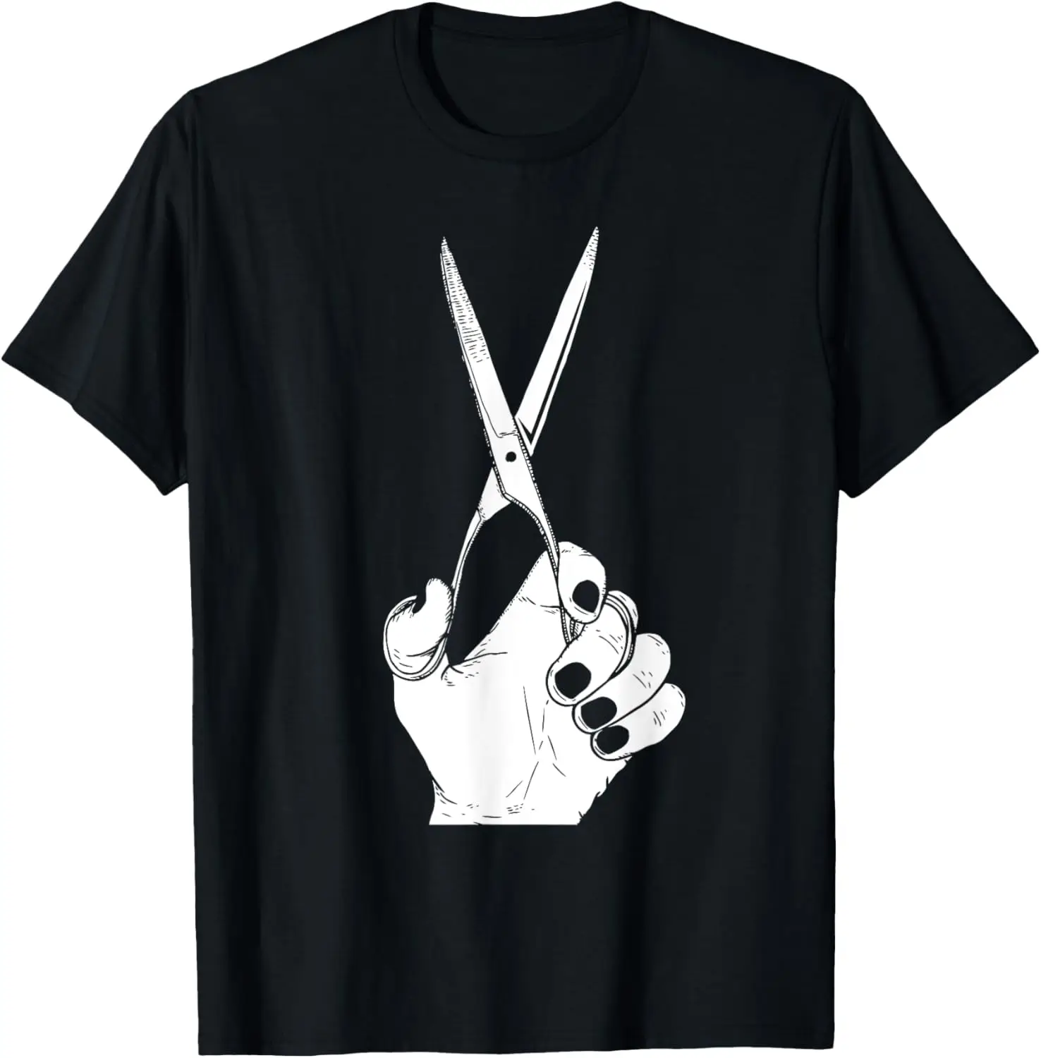 

Hair-Dresser Hand Scissor Beautician Cool Hair Stylist Gifts T-Shirt