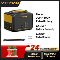 VTOMAN JUMP600X Extra Battery 640Wh for VTOMAN JUMP600X & JUMP600 600W Backup LiFePO4 (LFP)