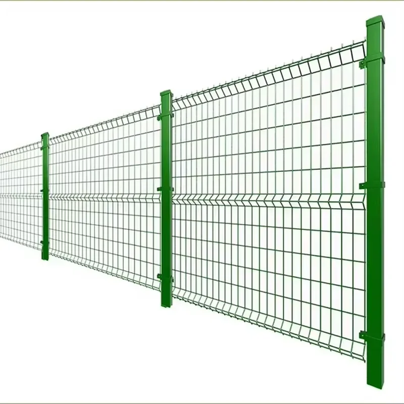 3D Metal Garden Fence Barbed Wire Lattice Gate Outdoor Welded Panel for Highway Security