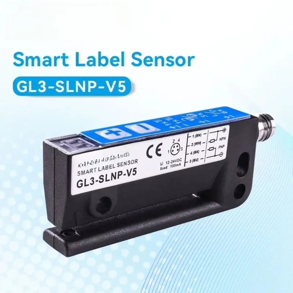 GL3-SLNP-V5 Photoelectric Label Counting Sensor Automatic Round Bottle Labeling Machine, E-commerce Packaging Machine