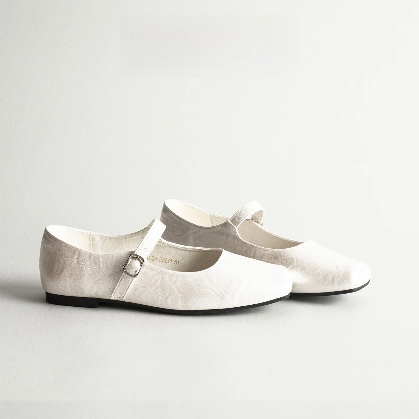 

Genuine Leather Mary Jane Ballet Flats Women's Spring Fashion Single Shoes Slip-On round Toe Flat Heel Synthetic Lined Rubber...