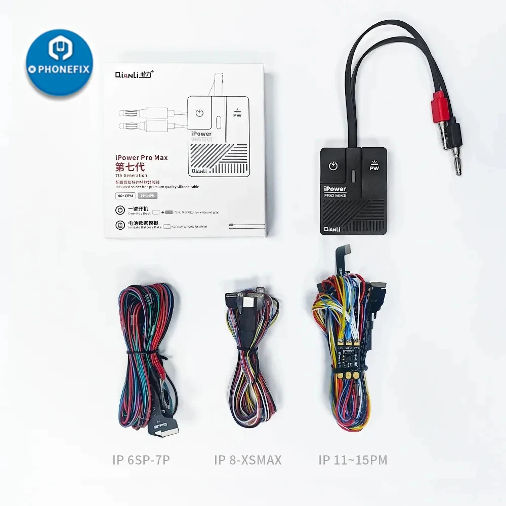 

QIANLI IPower Pro Max Supply Test Cable DC Power Control Line for IP 6G-13 14 15 Pro Max Battery Data Simulation Testing Tools