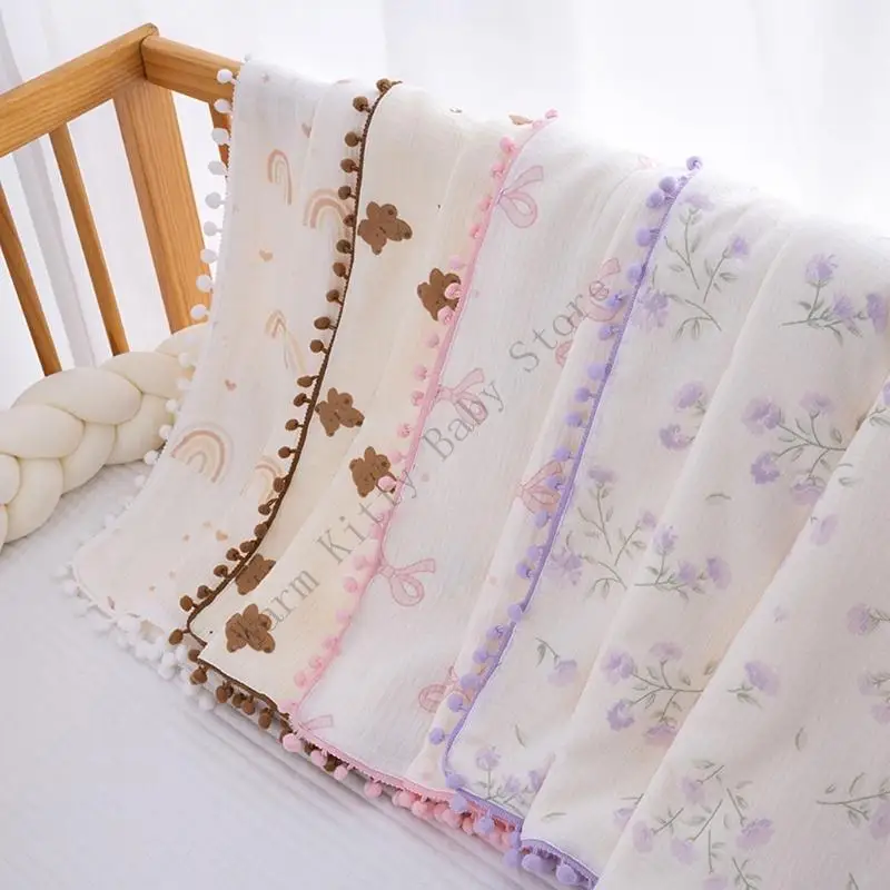 بطانية عربات الأطفال XXFE، منشفة قوية ماصة قابلة للتنفس، قماط لف لحاف الطفل #5