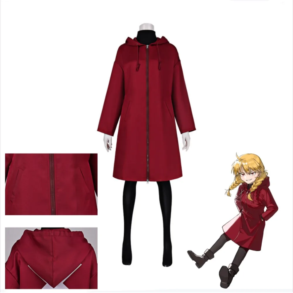 

Daemons of The Shadow Realm Gabu Cosplay Red Jacket Suit Unisex Anime Halloween Comic Con Stage Performance Role Play Outfit