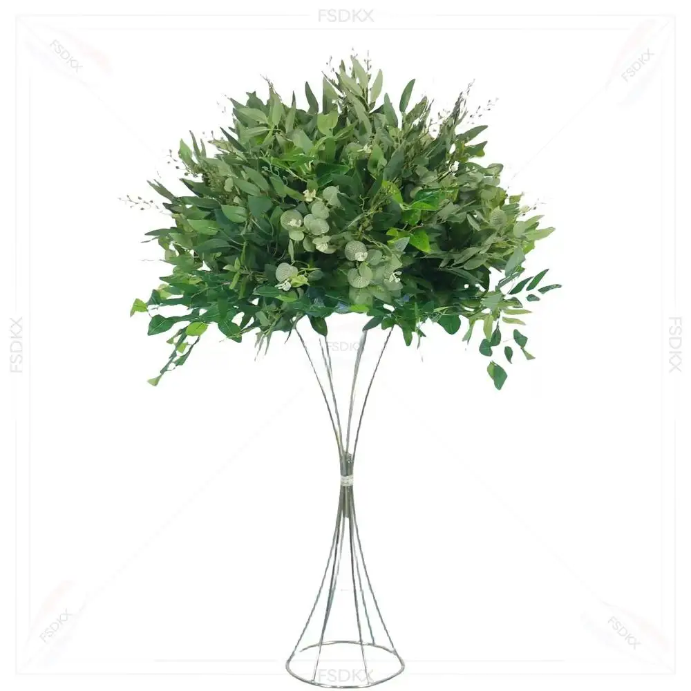High-End Floral Design Popular Sale Classic Greenery Floral Ball Artificial Flower Ball Center Piece