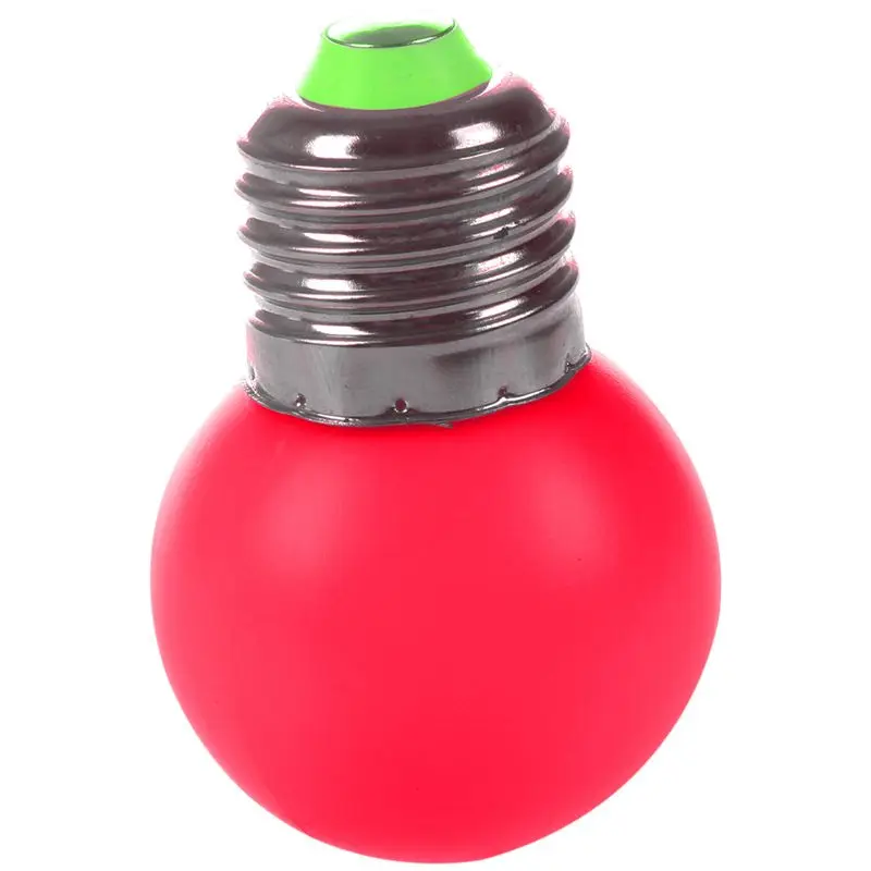 A47U E27 LED Light Warm Red Bulb Plastic Bulb (0.5W Power, Red)