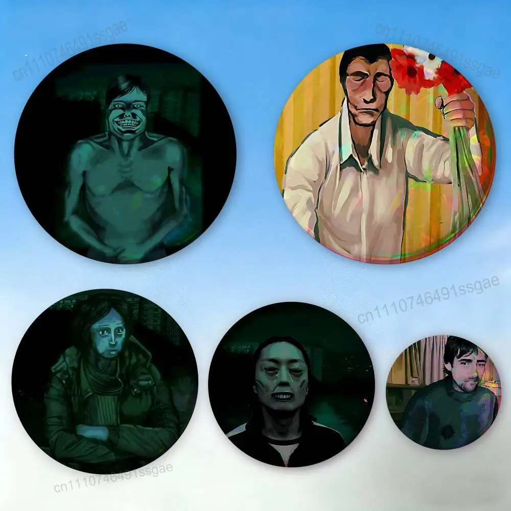 

No Im Not a H-Human Badge Pins For Friend, Backpack, Clothing, Collectible Accessories, Jewelry Gift