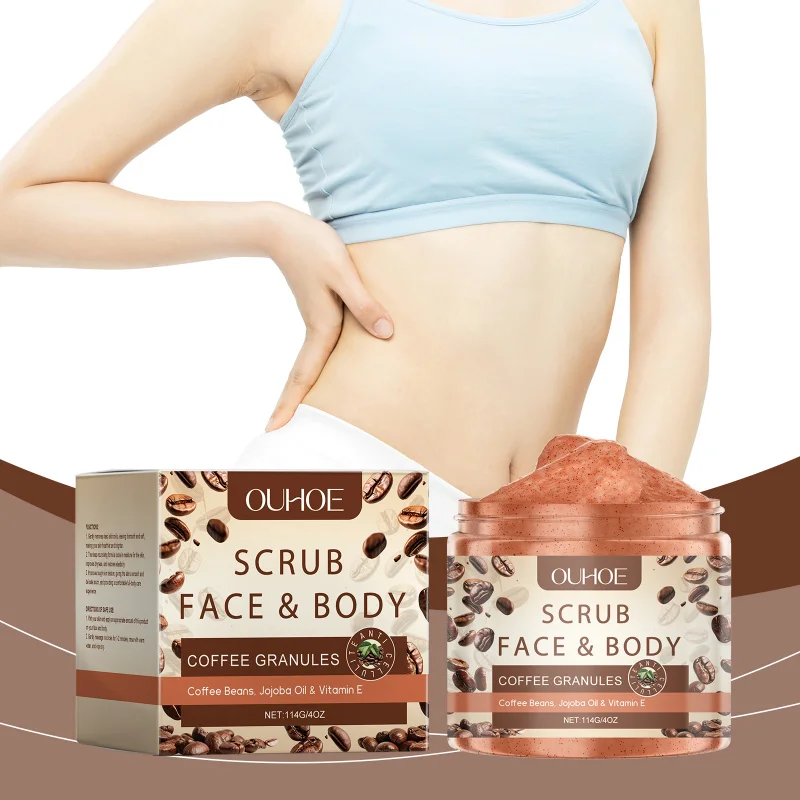 

Coffee Exfoliating Scrub Gel, Long-Lasting Moisturizes & Nourishes, Softens Skin, Gently Improves Roughness, Daily Care